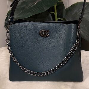 Coach Willow with Gunmetal Hardware EUC